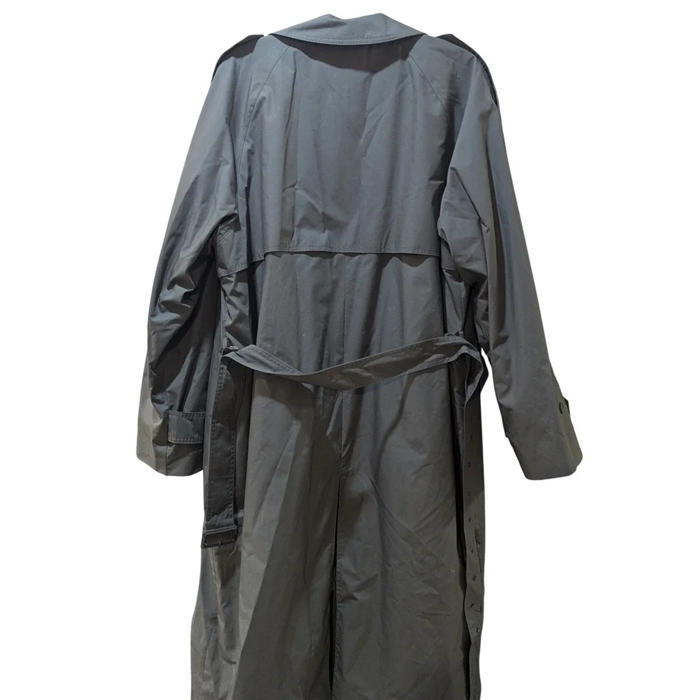 Bradley Jons for Gruner‎ & Co Olive Green Trench Coat Removable Liner 40 Short